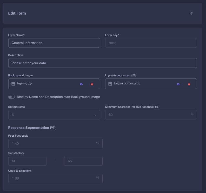 Feedback Form Builder